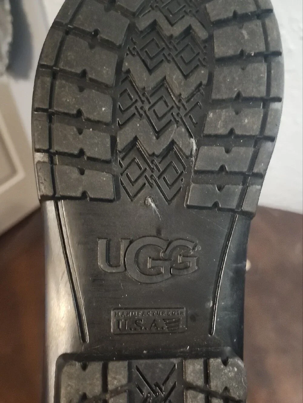 UGG Women's Black Waterproof Rain Boots